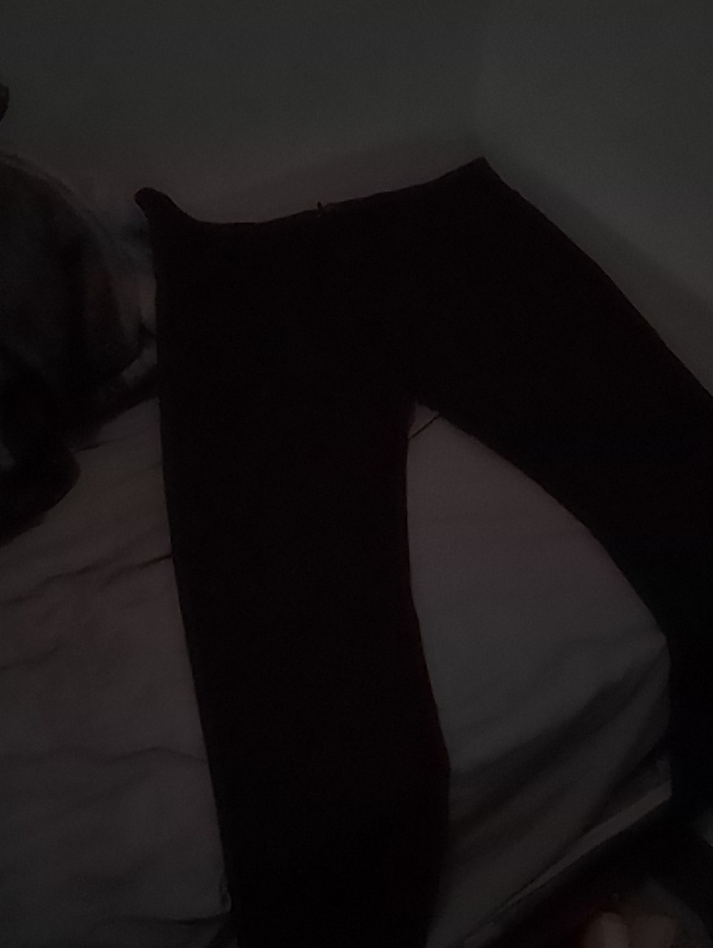 Kids Black Stretch Pants